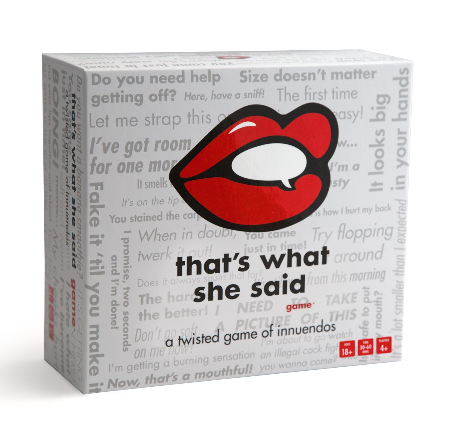 That's What She Said Game box